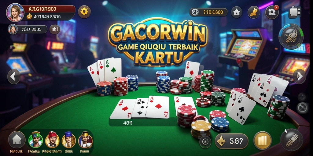 Tampilan gameplay seru QiuQiu di GACORWIN.