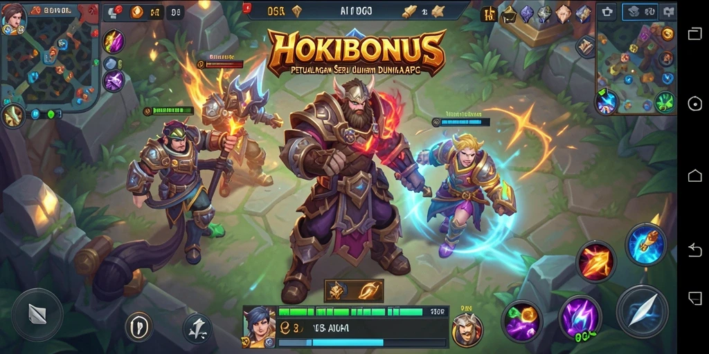 Tangkapan layar HOKIBONUS menampilkan aksi seru dalam pertarungan ARPG.