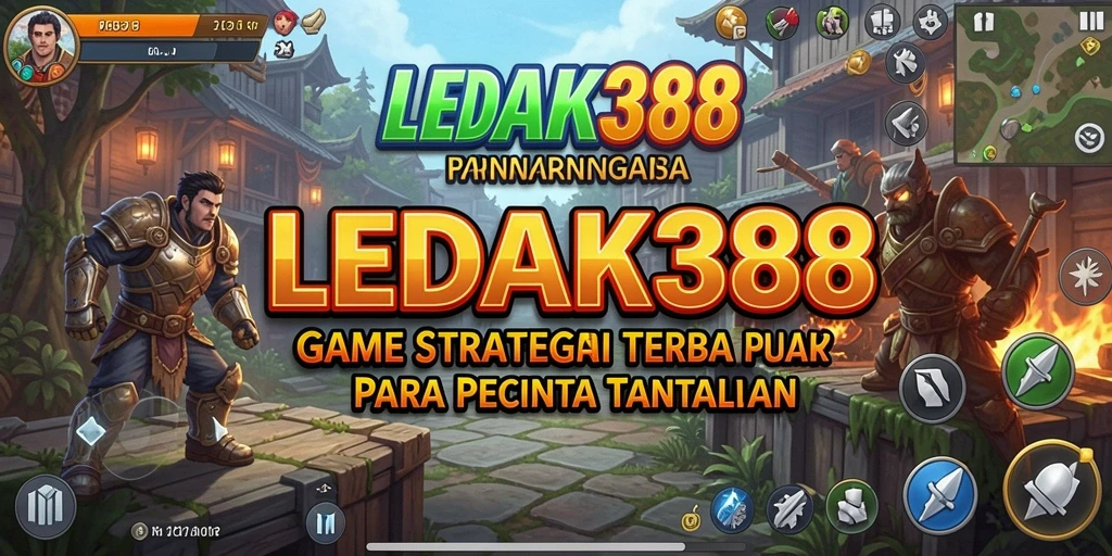 Tangkapan layar gameplay strategi dari LEDAK388 yang menarik.