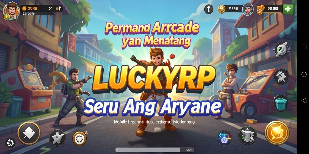 Tampilan gameplay LUCKYRP yang penuh aksi dan tantangan.