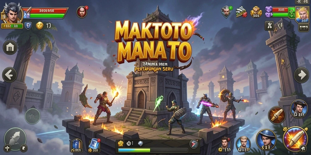 Gameplay menegangkan dalam <strong>MAKTOTO</strong> dengan berbagai strategi Tower Defense.