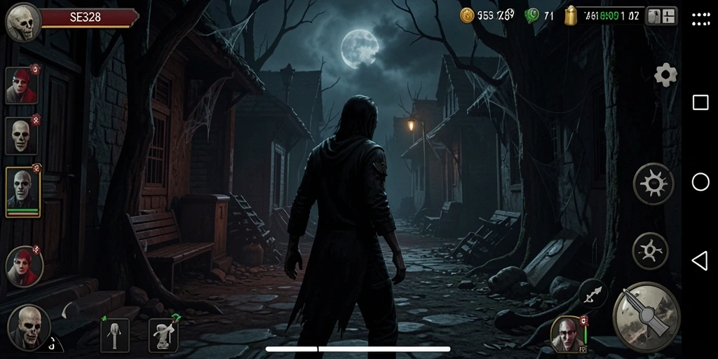 Tangkapan layar SE328 menampilkan suasana gameplay yang mencekam dan menakutkan.