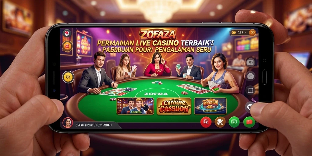 Gameplay menarik dari ZOFAZA dengan dealer live.